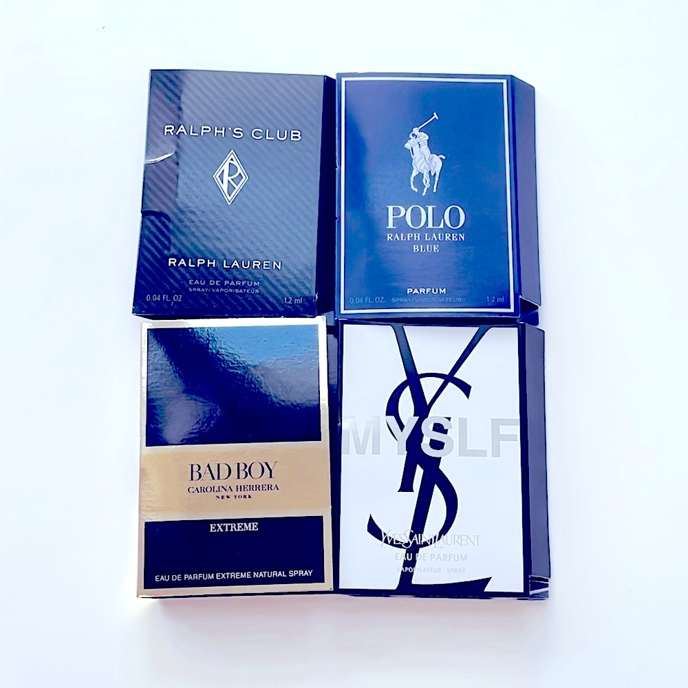 Luxury Men’s Cologne Sample Set of 4